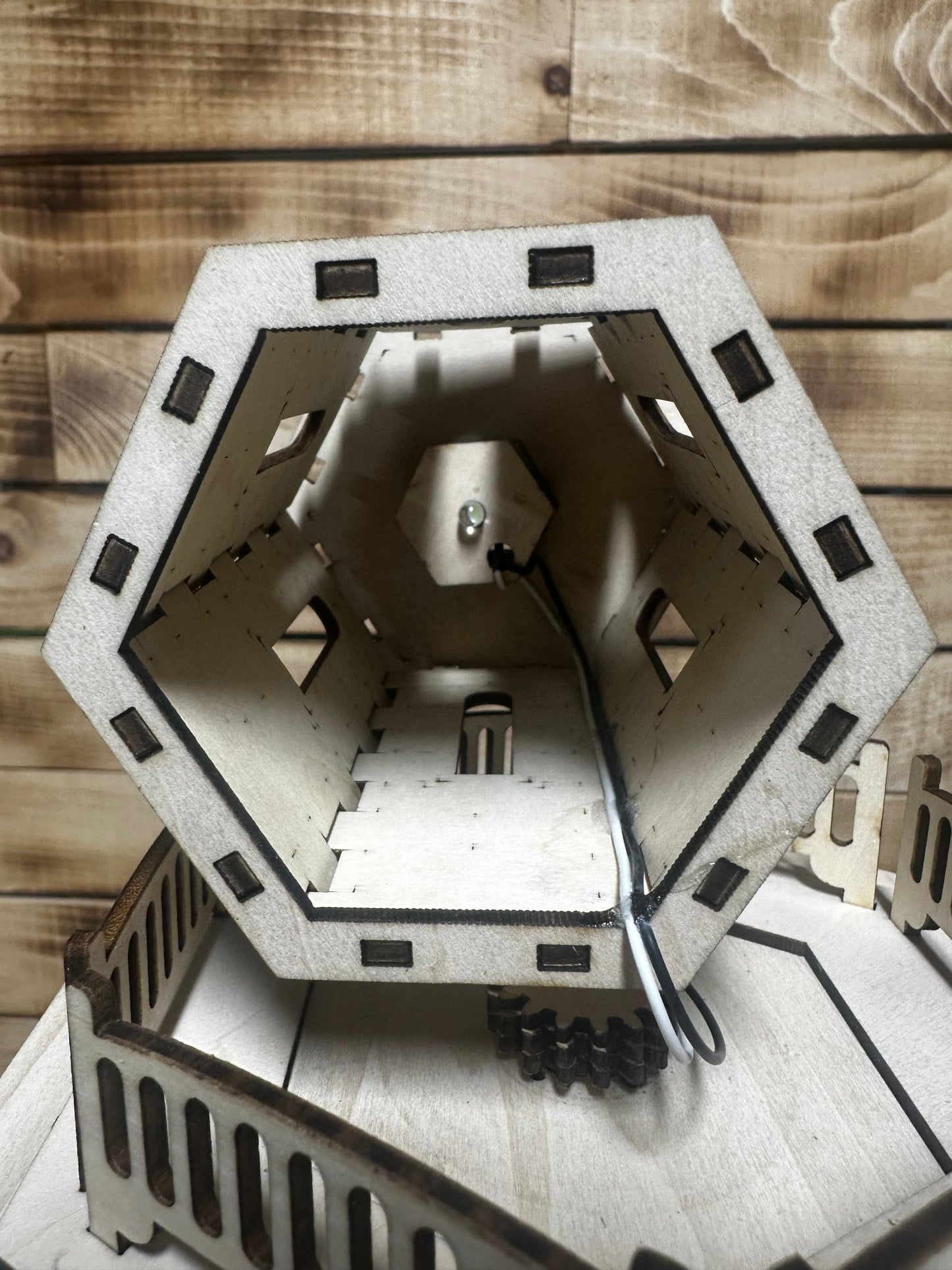 This laser-cut LIGHT HOUSE digital file FOR 3MM MATERIAL