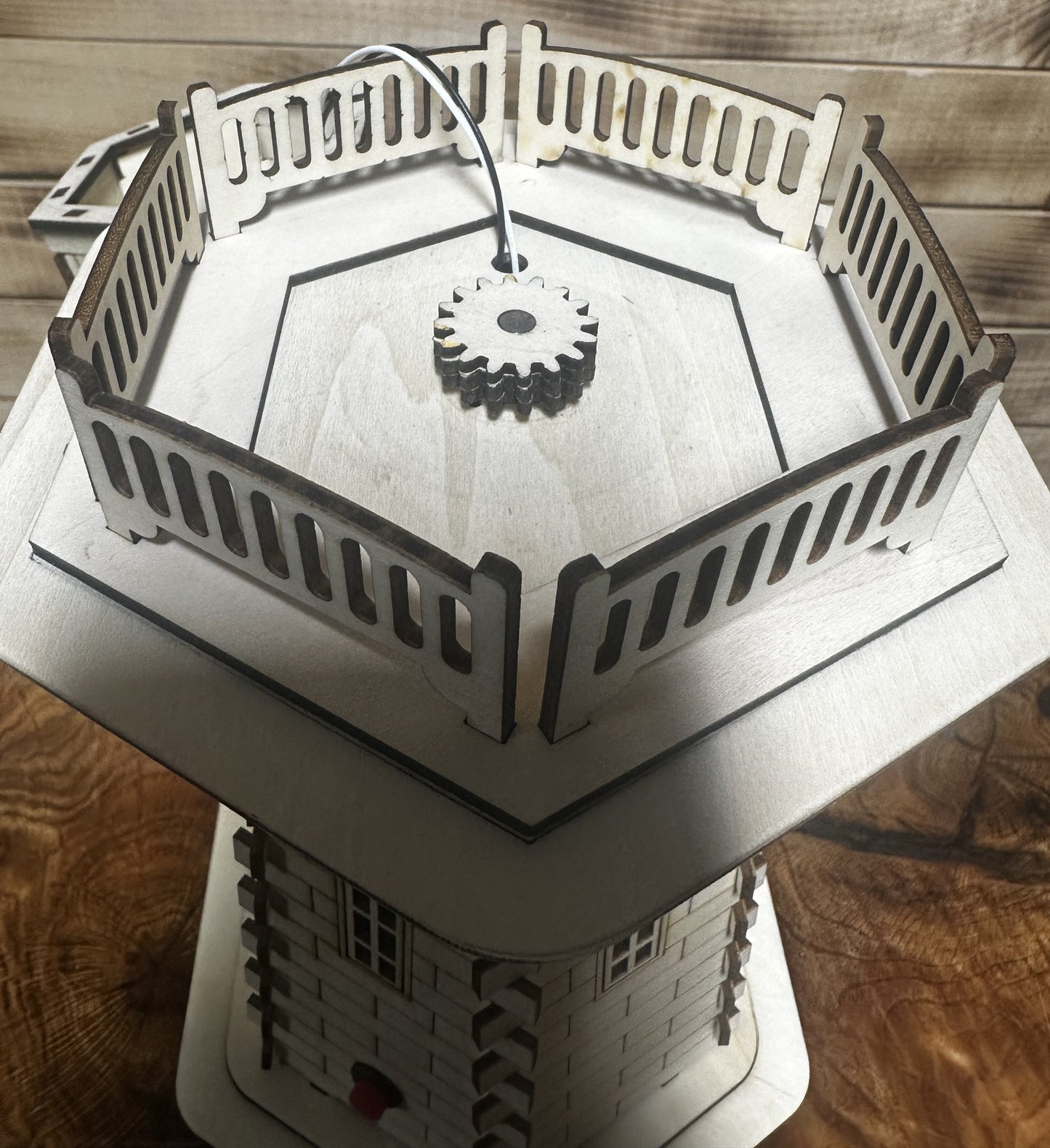 This laser-cut LIGHT HOUSE digital file FOR 3MM MATERIAL