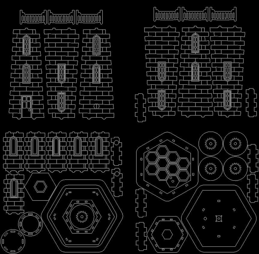 This laser-cut LIGHT HOUSE digital file FOR 3MM MATERIAL