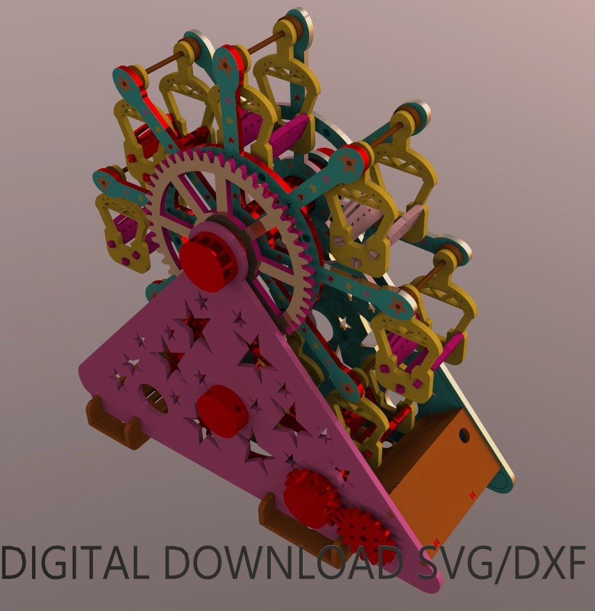 FERRIS WHEEL digital file FOR 5MM MATERIAL
