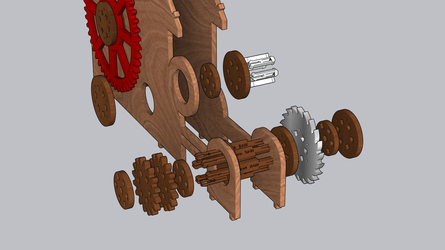 WATER MILL LASER CUT FILE FOR 5MM MATERIAL